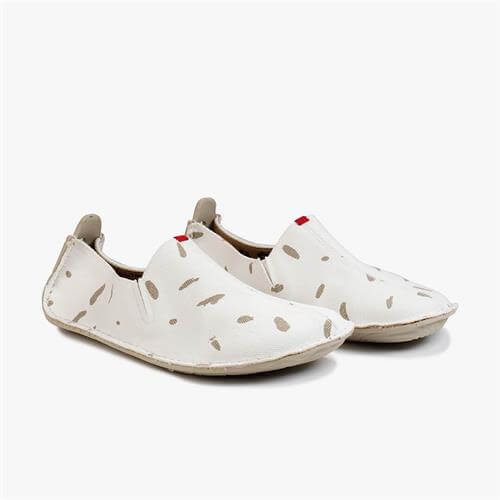 Vivobarefoot ABABA CANVAS SWIPE Slip On Erkek Beyaz | 8914-JMTBW