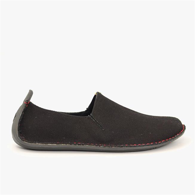 Vivobarefoot ABABA CANVAS Slip On Kadın Siyah | 7264-VDMGZ