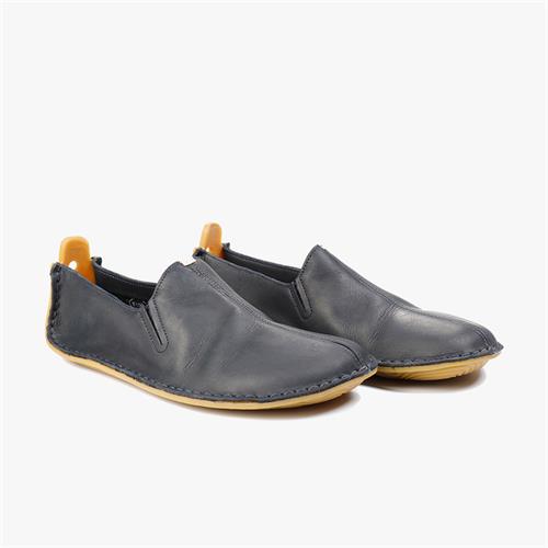 Vivobarefoot ABABA LEATHER Slip On Kadın Lacivert | 0827-XAUSE