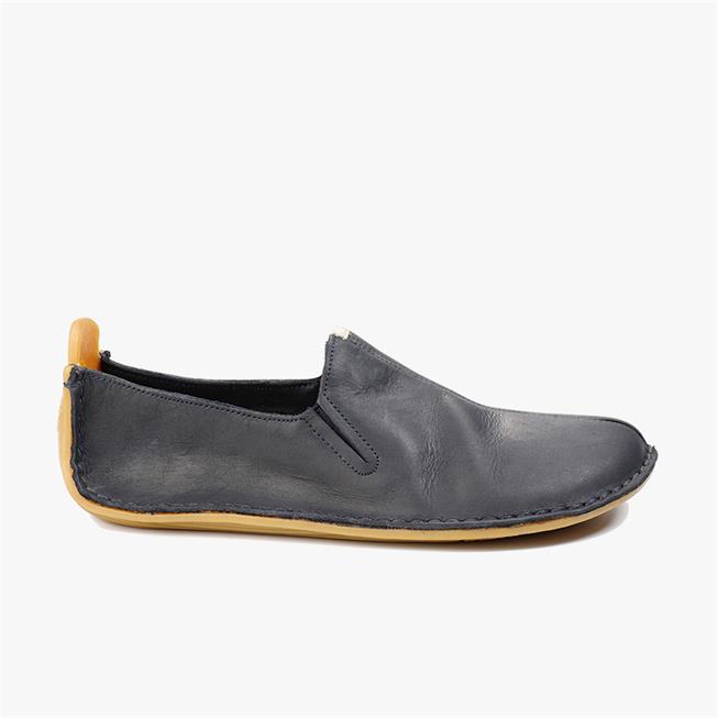 Vivobarefoot ABABA LEATHER Slip On Kadın Lacivert | 0827-XAUSE