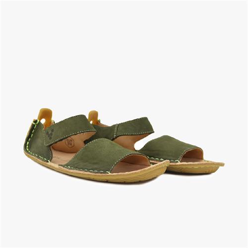 Vivobarefoot ABABA Sandalet Çocuk Brown/Green | 7354-IBZYN