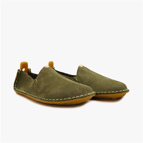 Vivobarefoot ABABA Slip On Çocuk Brown/Green | 4367-DTQXC