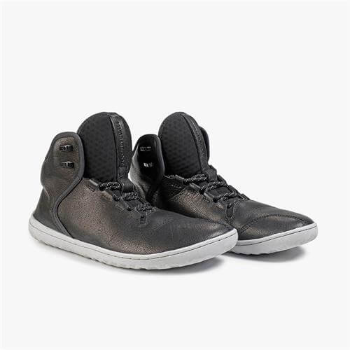 Vivobarefoot BOROUGH Sneakerboot Erkek Obsidian | 4082-EAHMW