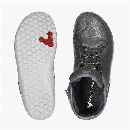 Vivobarefoot BOROUGH Sneakerboot Erkek Obsidian | 4082-EAHMW