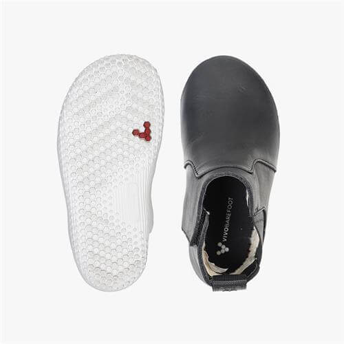 Vivobarefoot FULHAM Chelsea Bot Çocuk Obsidian | 6318-FYKGW