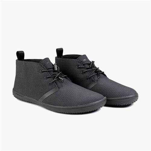 Vivobarefoot GOBI II CANVAS Kışlık Ayakkabı Kadın Siyah | 5986-WKDJX