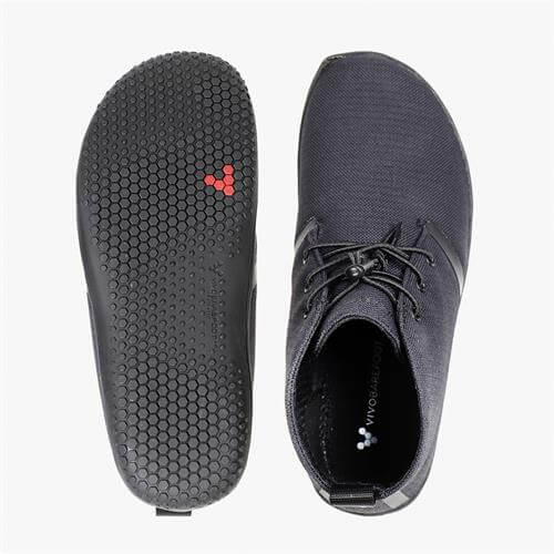 Vivobarefoot GOBI II CANVAS Kışlık Ayakkabı Kadın Siyah | 5986-WKDJX