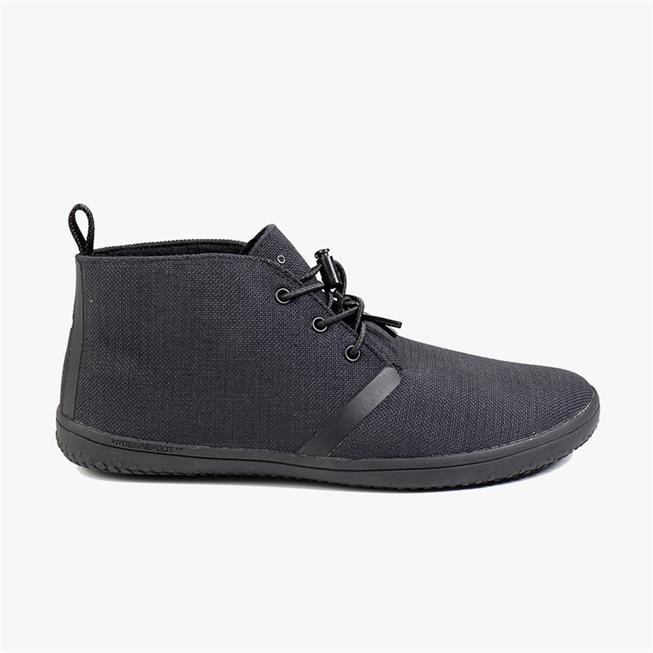 Vivobarefoot GOBI II CANVAS Kışlık Ayakkabı Kadın Siyah | 5986-WKDJX