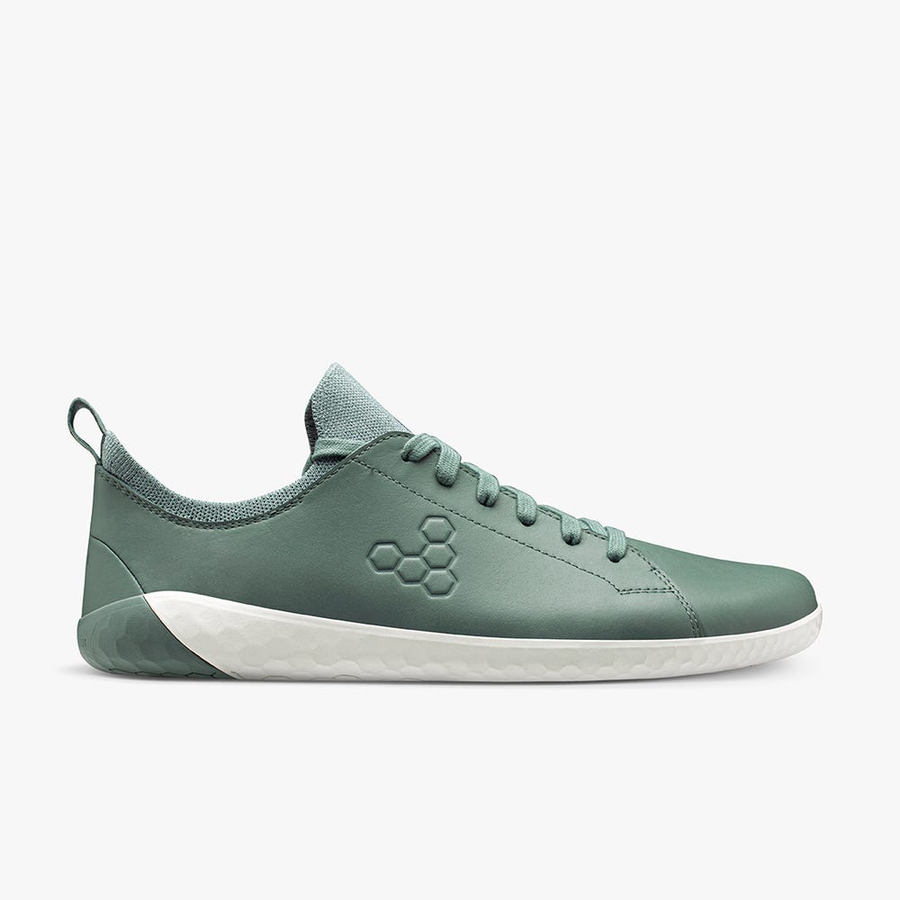 Vivobarefoot Geo Court Knit Spor Ayakkabı Erkek Yeşil | 5764-ZVJHC