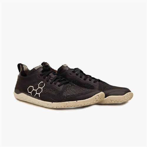 Vivobarefoot Geo Racer Knit Koşu Ayakkabısı Erkek Obsidian | 0816-GNFEU