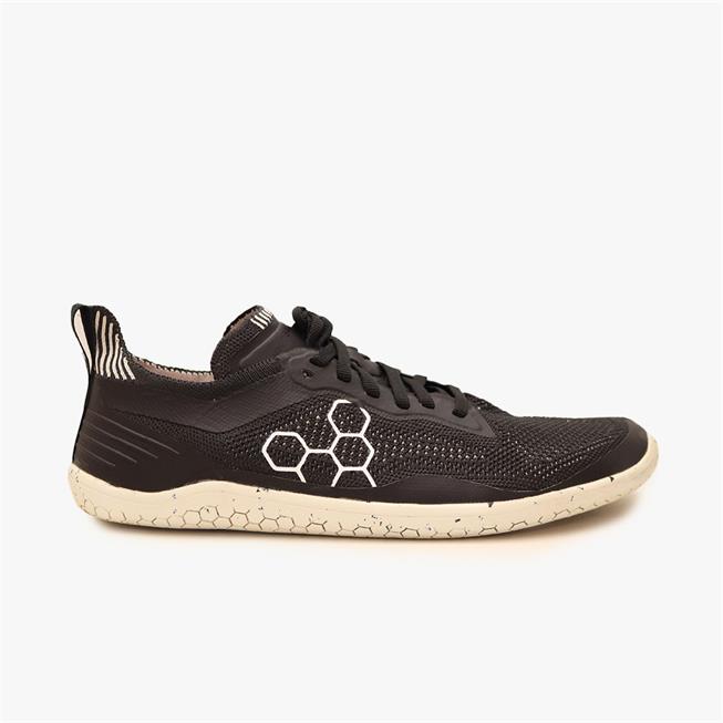 Vivobarefoot Geo Racer Knit Koşu Ayakkabısı Erkek Obsidian | 0816-GNFEU