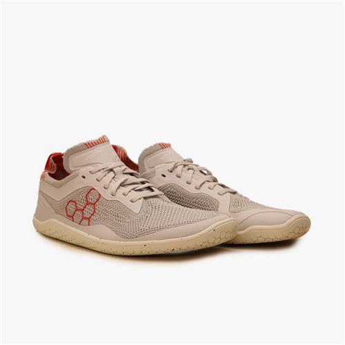 Vivobarefoot Geo Racer Knit Koşu Ayakkabısı Kadın Gri | 4861-WZYVN