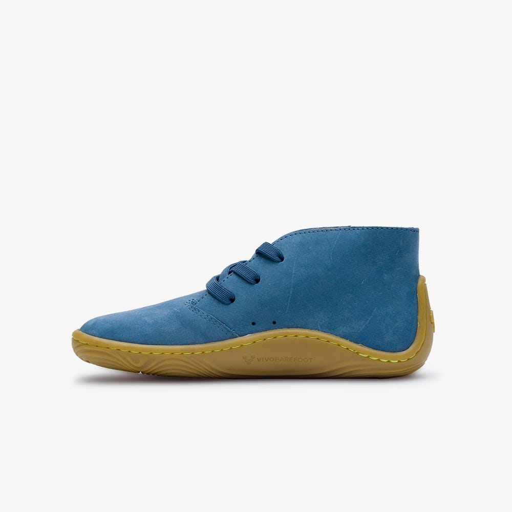 Vivobarefoot Gobi Addis Kışlık Ayakkabı Çocuk Indigo | 8793-KCIWH