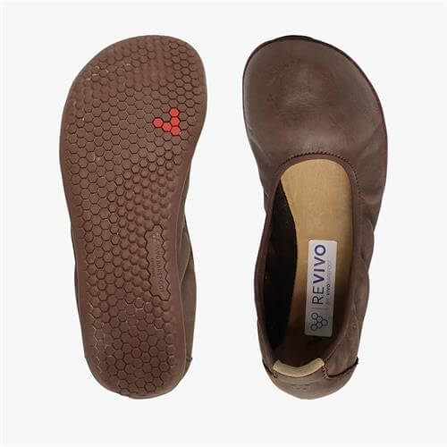 Vivobarefoot JING JING Babet Kadın Kahverengi | 6720-VKQWS