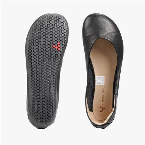 Vivobarefoot JING JING II Babet Kadın Siyah | 2794-USATI