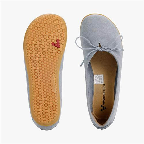 Vivobarefoot JING JING LACE ECO Babet Kadın Mavi | 4192-UVZRM