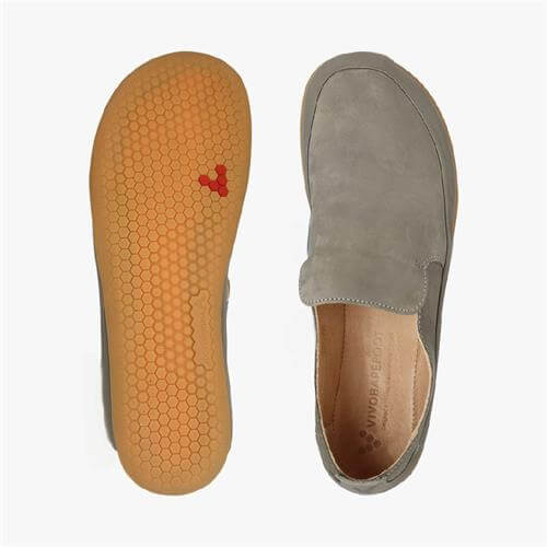 Vivobarefoot Opanka Slip On Kadın Gri | 6579-FTRLP