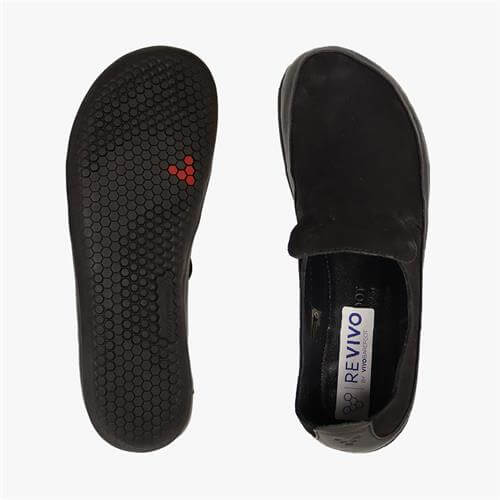 Vivobarefoot Opanka Slip On Kadın Siyah | 5071-DGFYX