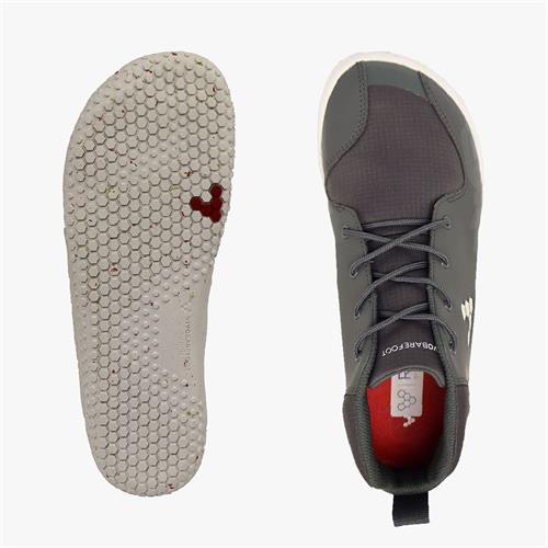 Vivobarefoot PRIMUS BOOTIE II ALL WEATHER JUNIORS Sneakerboot Çocuk Koyu Gri | 0218-UPLKT