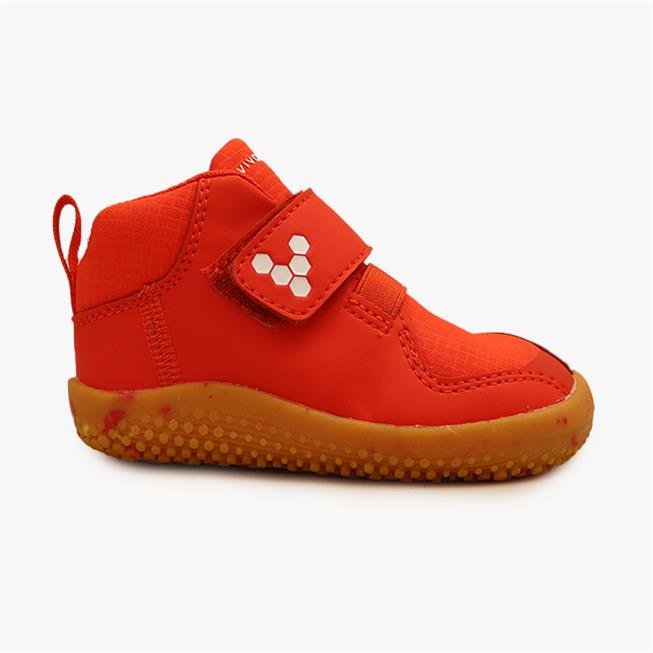 Vivobarefoot PRIMUS BOOTIE II ALL WEATHER TODDLERS Sneakerboot Çocuk Mercan | 4061-QKJEV