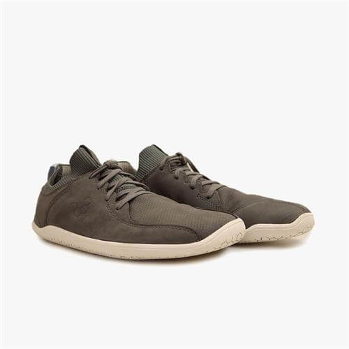 Vivobarefoot PRIMUS KNIT LUX II Spor Ayakkabı Kadın Koyu Gri | 8105-NZLUA