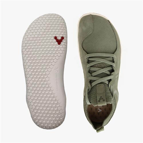 Vivobarefoot PRIMUS KNIT LUX Spor Ayakkabı Erkek Brown/Green | 1293-DPZLB