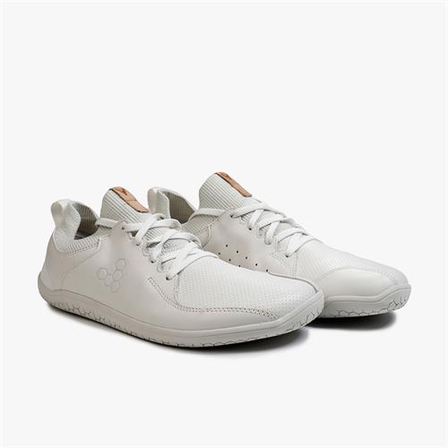 Vivobarefoot PRIMUS KNIT LUX Spor Ayakkabı Erkek Beyaz | 9763-ECRTP