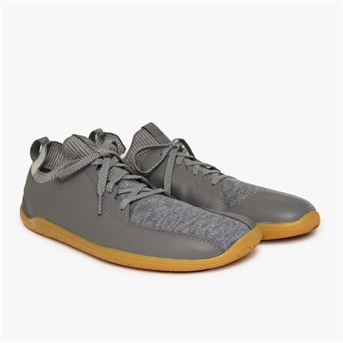 Vivobarefoot PRIMUS KNIT WMK Lifestyle Ayakkabı Erkek Koyu Gri | 9654-PVSWX