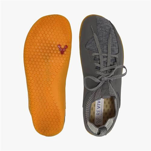 Vivobarefoot PRIMUS KNIT WMK Lifestyle Ayakkabı Erkek Koyu Gri | 9654-PVSWX