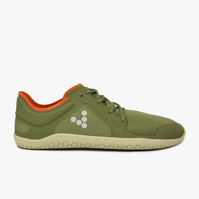 Vivobarefoot PRIMUS LITE II WEATHER Koşu Ayakkabısı Erkek Brown/Green | 7260-TKZGH