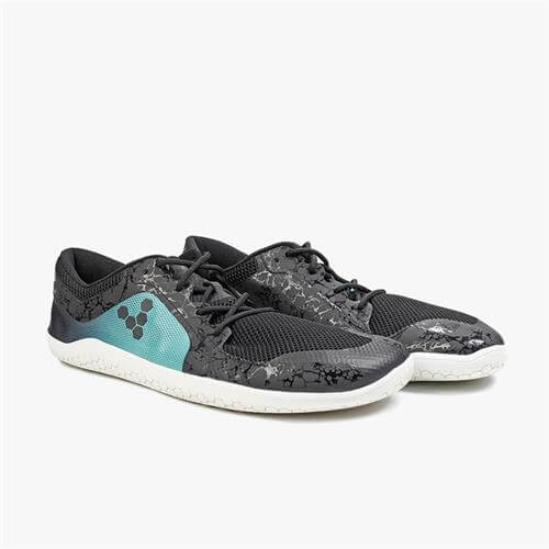 Vivobarefoot PRIMUS LITE Koşu Ayakkabısı Erkek Black/Mint/Green | 3420-FTLAM