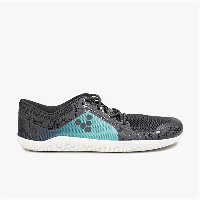 Vivobarefoot PRIMUS LITE Koşu Ayakkabısı Erkek Black/Mint/Green | 3420-FTLAM