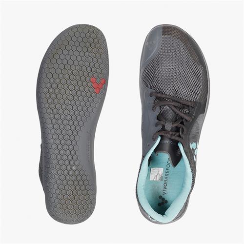 Vivobarefoot PRIMUS LITE Koşu Ayakkabısı Kadın Gri | 4930-HJRIO