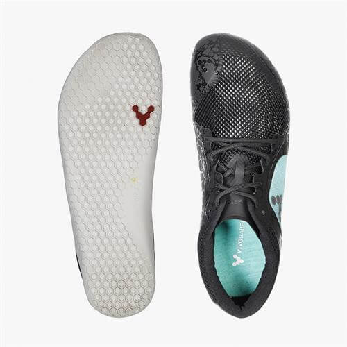 Vivobarefoot PRIMUS LITE Koşu Ayakkabısı Kadın Black/Mint/Green | 5204-CJZHS