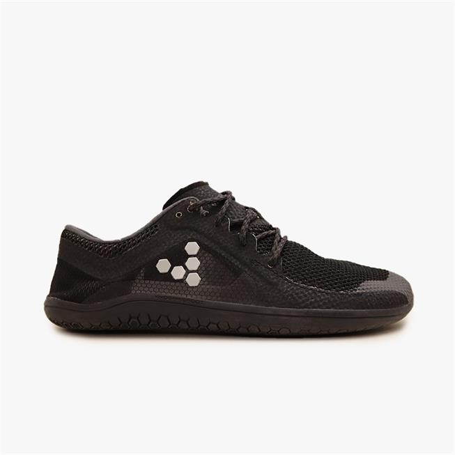 Vivobarefoot PRIMUS ROAD Koşu Ayakkabısı Kadın Black/Grey | 8094-FCWRA