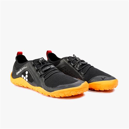 Vivobarefoot PRIMUS SWIMRUN FG Yürüyüş Ayakkabısı Kadın Black/Orange | 1527-HSZJX