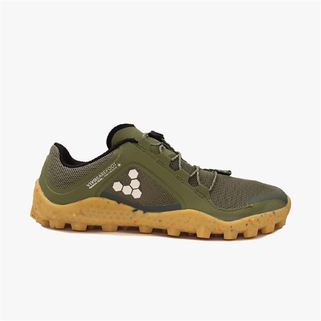 Vivobarefoot PRIMUS TRAIL II SG Yürüyüş Ayakkabısı Erkek Brown/Green | 2731-PZGJO