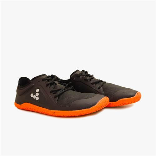 Vivobarefoot Primus Lite III All Weather Koşu Ayakkabısı Kadın Obsidian//Orange | 5439-FJRDS