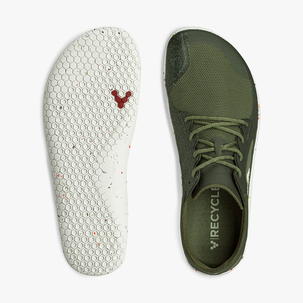 Vivobarefoot Primus Lite III Spor Ayakkabı Kadın Yeşil | 9861-TFGJB