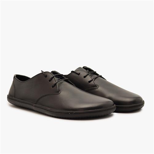 Vivobarefoot RA LUX Oxford Ayakkabı Erkek Siyah | 2659-LYEHI