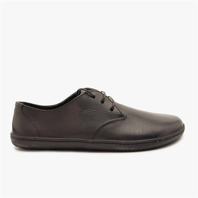 Vivobarefoot RA LUX Oxford Ayakkabı Erkek Siyah | 2659-LYEHI