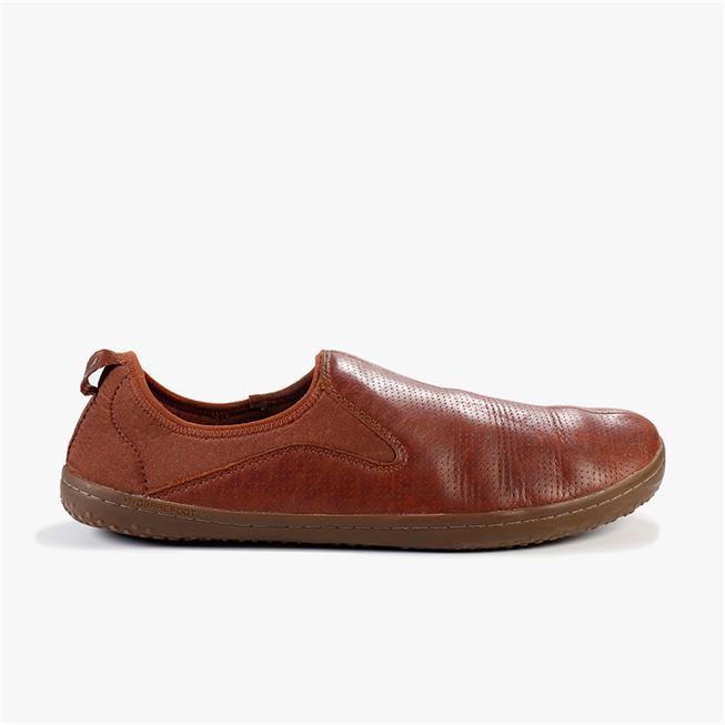 Vivobarefoot SLYDE Slip On Erkek Bordo | 4192-GOPHF