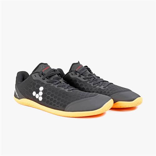 Vivobarefoot STEALTH III Koşu Ayakkabısı Erkek Black/Orange | 1753-RGWBN