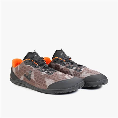 Vivobarefoot STEALTH III Koşu Ayakkabısı Erkek Black/Brown | 6173-NDREO