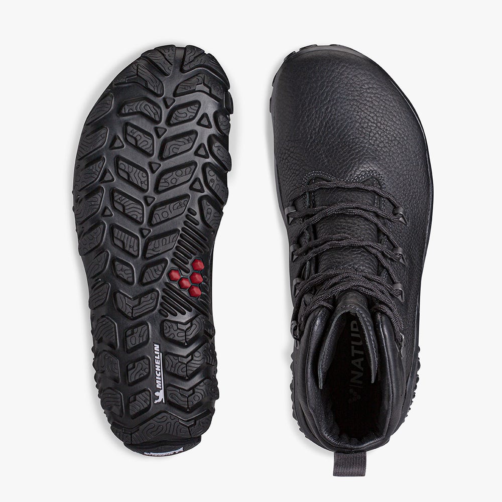 Vivobarefoot Tracker Forest Esc Yürüyüş Ayakkabısı Erkek Obsidian | 5196-HYJBN