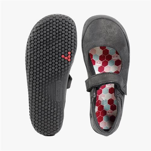 Vivobarefoot WYN Mary Jane Ayakkabı Çocuk Siyah | 2584-OCJUB