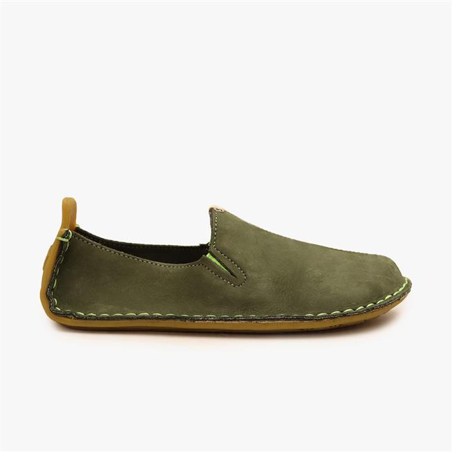 Vivobarefoot ABABA Slip On Çocuk Brown/Green | 4367-DTQXC