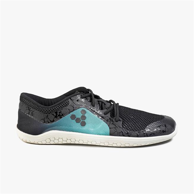 Vivobarefoot PRIMUS LITE Koşu Ayakkabısı Kadın Black/Mint/Green | 5204-CJZHS