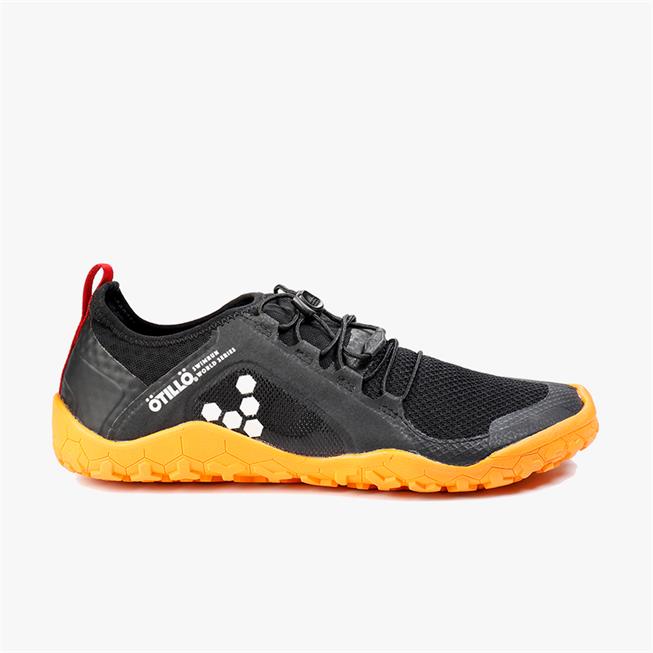 Vivobarefoot PRIMUS SWIMRUN FG Yürüyüş Ayakkabısı Kadın Black/Orange | 1527-HSZJX