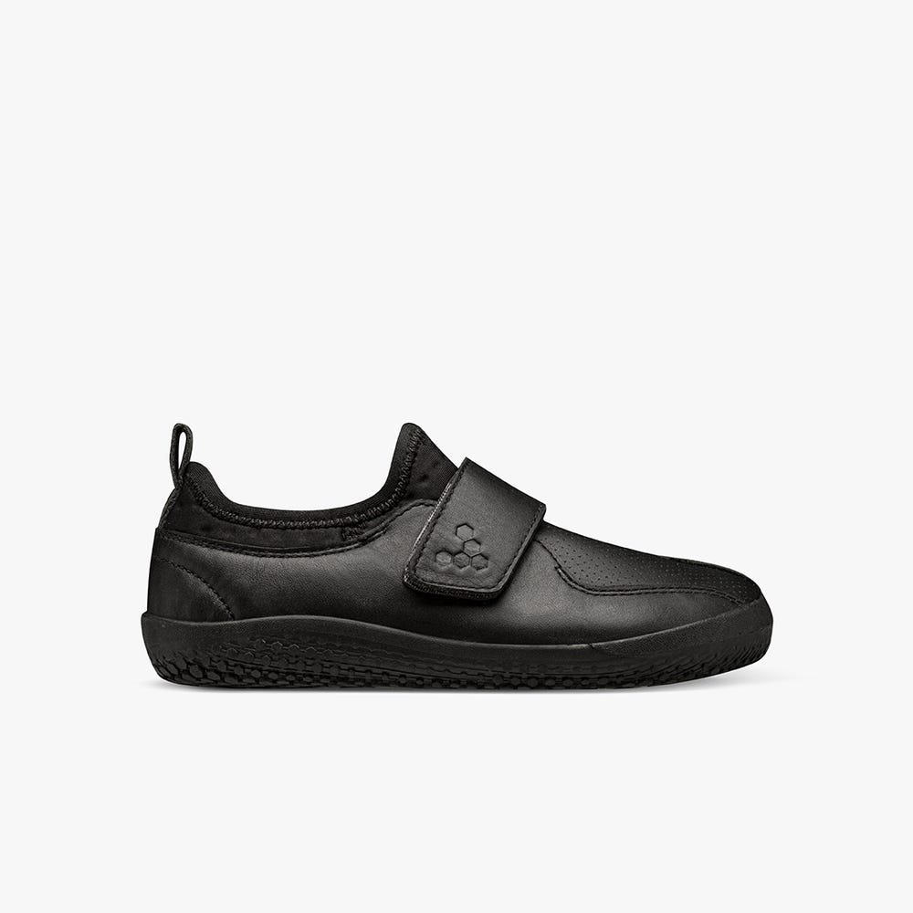 Vivobarefoot Primus School II Okul Ayakkabısı Çocuk Obsidian | 0689-ULPTC